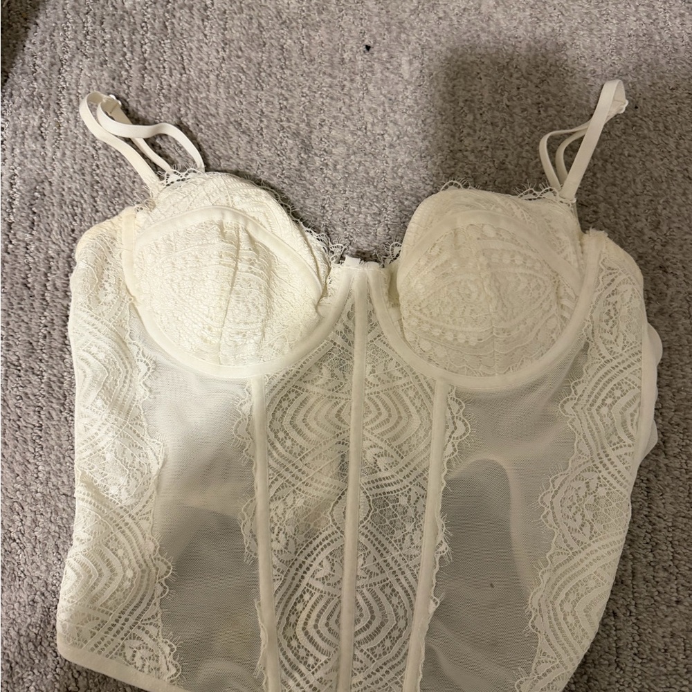 Garage Lace Bustier Camisole Top